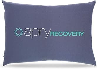 Spry Recovery Pillow | Supportive | Contouring Pillow with Adaptive Flo-Form Technology | Great for Special Needs Patients (Blue)