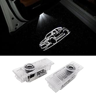 uuakarin 2Pcs Car Door Logo Lights Compatible with BMW X5 G05 2019-2023 Car Accessories Welcome Courtesy Projector Light LED Ghost Shadow Lights Puddle Lamp (Line, X5)