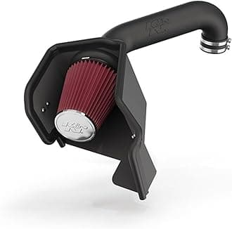 K&N Cold Air Intake System: High-Flow Air Filter, Increase Performance & Towing: Compatible with 2009-2023 RAM/DODGE 1500 Classic, 1500, 2500, 3500, 63-1561