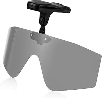 Blingbin Outdoor Polarized Sunglasses, Clip Cap Sunglasses, Clip On Hat Polarized Sunglass, UV Protection Womens Mens Sun glasses for Driving Fishing Cycling Traveling Climbing Hiking Running (Grey)
