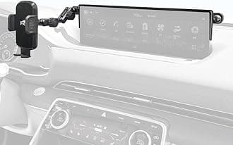 FICS Car Phone Holder for Genesis GV80 2021 2022 2023 2024 2025 – Custom-Fit Mount for Seamless Display Integration, Interior Accessories for Navigation Use, Stable Driving View