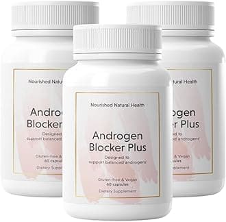 Nourished AndroEase Plus - Natural Balance Supplement for Women - Vegan Formula with Zinc & Saw Palmetto - 180 Capsules for Daily Wellness & Vitality - Made in USA