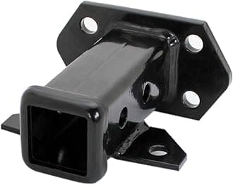 Quick Products QP-HS5839 Bolt-On Receiver Tube - 2", Black