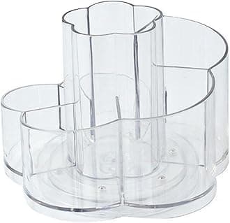 Makeup Organizer Countertop Plastic Cosmetic Display Cases Large Capacity Bathroom Countertop Organizer Skincare Organizers Makeup Holder Makeup Case Organizer for Countertop Vanity Dresser