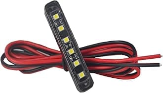 1x Waterproof Plate light with 6 White LED