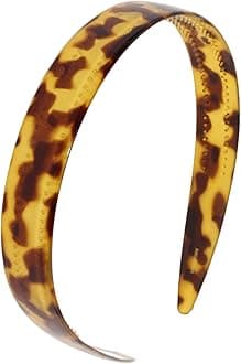 French Simple Savana Flexible Celluloid Acetate Headband for Girls and Women