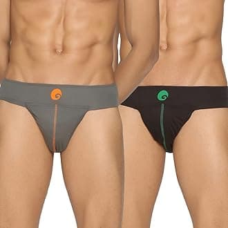 omtexAthletic Neo Stretchable Supporter Back Covered with Cup Pocket, Ideal for Workout and Sports Quick Dry Moisture Wicking Underwear (Pack of 2)