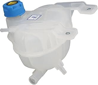 TRQ Radiator Coolant Reservoir Expansion Tank Overflow Bottle Compatible with 2015-2022 Ram ProMaster City CH3014192