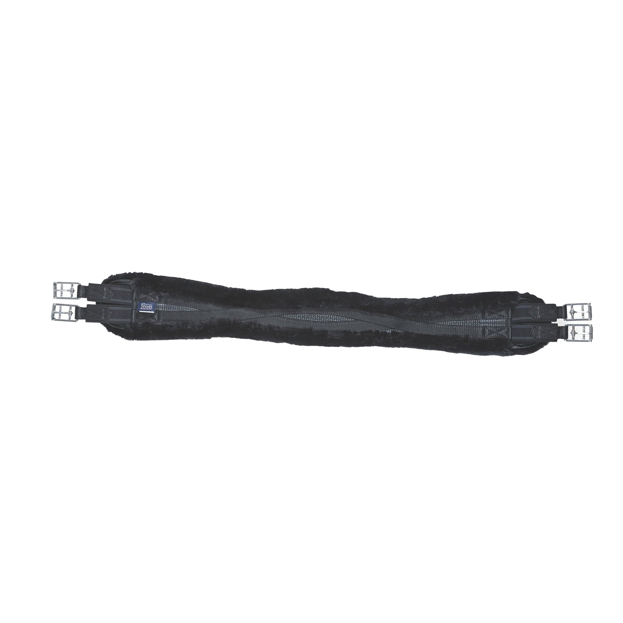 Shires ARMA Performance SupaFleece Contour Girth - Elastic - Black