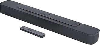 SoundBar 2.0 All in One MK2, Television Speaker for Home Entertainment Sound System, Sleek and Compact Design with JBL Surround Sound, in Black