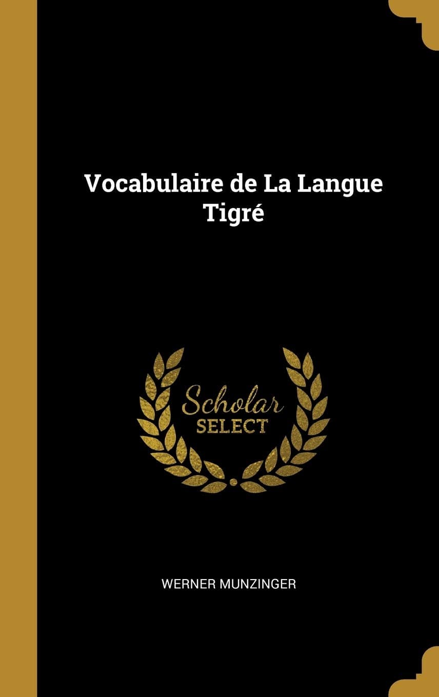 Vocabulaire de La Langue Tigr
