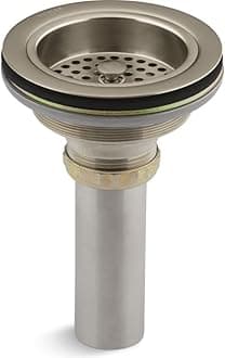 KOHLER K-8801-BV Duostrainer Sink Strainer, Vibrant Brushed Bronze