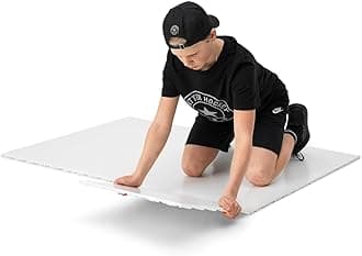 Extreme Dryland Flooring Tiles - Synthetic Ice Panels for Hockey, Professional Quality Training Aid for Shooting, Passing and Stickhandling