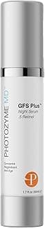 DNA Repair Enzymes GFS Plus Facial Night Serum | 0.5% Retinol for Aging Skin, Beauty Skincare Treatment for Fine Lines, Wrinkles, Acne Scars | UV Dark Spot Corrector, Non Irritating | 1.7
