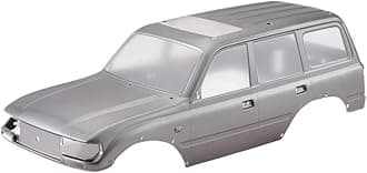 FMS FCX10 Rc Car Parts RC Crawler RC Trucks Parts Replacement Accessory for 1/10 Toyota LC80: Car Boby Painted (Gray)