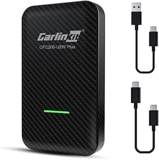 CarlinKit 3.0 Wireless CarPlay Adapter for Factory Wired CarPlay Vehicles, Compatible with Audi/Porsche/Volvo/Mercedes/VW/KIA/Hyundai, USB-A & Type-C
