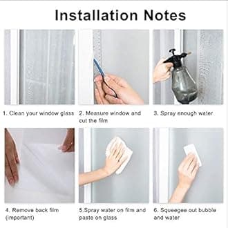 Stained Glass-Church Style Decorative Privacy Window Film Glue Free Static Cling Decals Heat Control Glass Sticker for Home Office W47.2 x H78.74(120x200cm)