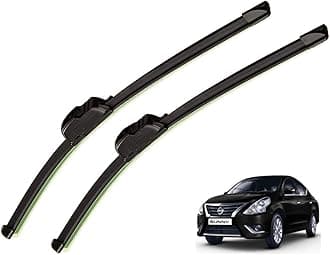 Frameless Car Wiper Blades Compatible with Sunny, Windshield Car Wiper Blades Sunny - Set of 2,(D-21,P-14)