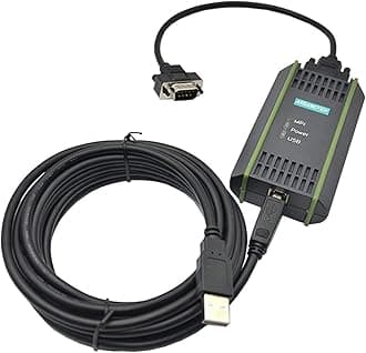 MIFXIN PLC Cable Compatible with Siemens S7 200/300/400 6ES7 972-0CB20-0XA0 USB-MPI+ PC USB-PPI