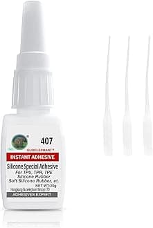 Super Glue for Silicone, Instantly Strong Adhesive for Silicone Rubber, TPU, TPR, TPE, Doll, Silicone Accessories, Kitchen Gadgets, Wearable Tech, and Beauty Essentials