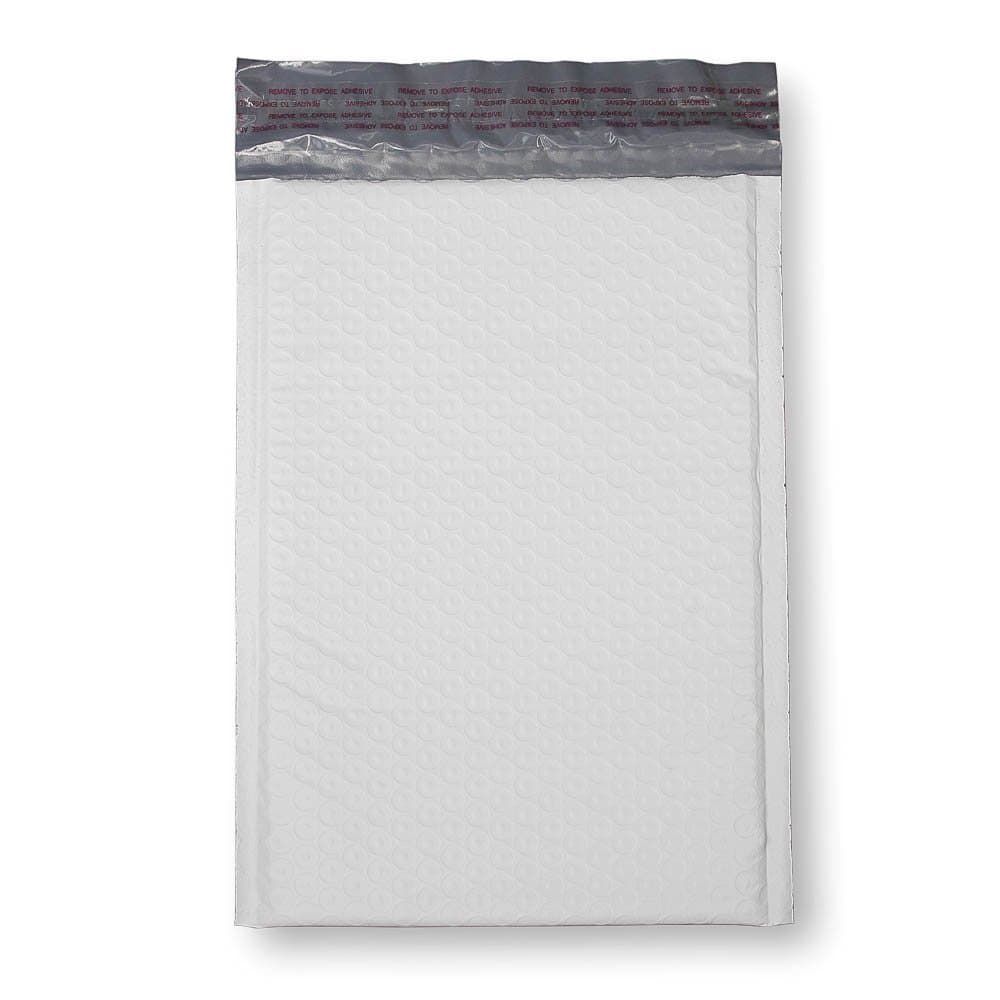 KKBESTPACK Poly Bubble Mailer #0 6x9 Self Seal Padded Envelopes, White, Pack of 250
