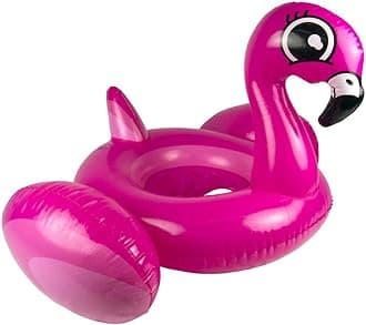 Poolmaster 81539 Learn-to-Swim Swimming Pool Float Baby Rider, Flamingo Pink 30 Long x 24 Wide, deflated