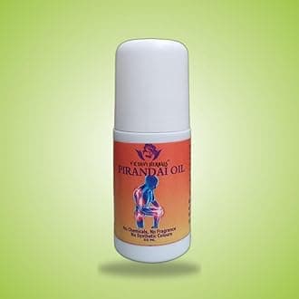 Devi Herbal Pirandai Pain Relief Oil - Natural, Chemical-Free Oil for Joint, Back, Knee, Ankle, | Massage Oil | Natural Ingredients- 50 ml, and Shoulder Pain Relief