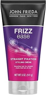 John Frieda Frizz-Ease Straight Fixation Styling Creme 5 oz (Pack of 6)