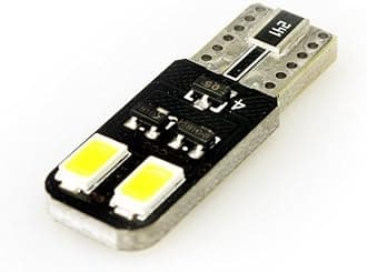 iDlumina T10 W5W 168 194 12V 6500K Pure White Canbus Error Free LED Car Light Bulb 4X5730SMD (Pack of 2)