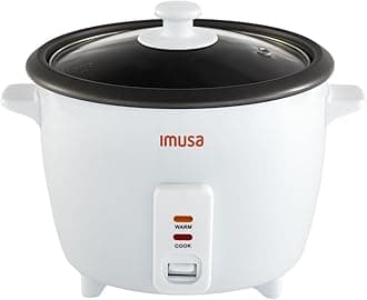 IMUSA 10cup Electric Ceramic Rice Cooker, White