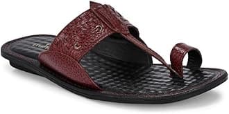 TrueYarnGenuine Leather Kolhapuri Chappals For Men| Leather Slippers For Men | Thong Sandals For Men | Stylish & Comfortable