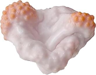 Generic Construction Magnets for Toddlers Grape Smoothie Stressball 2024 New Vacuum Beads Shapeable Stress Milk Stress Toy Upgrade Noisy Sensory Toys Toys With Sound Wooden Play for Boys (D, 6X6cm)