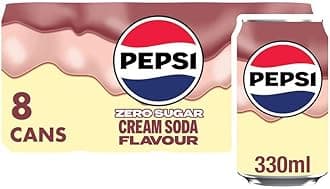 Pepsi Treats Cream Soda, 8 x 330ml