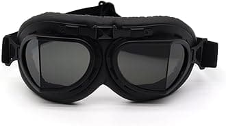 kucehiup Vintage Aviator Goggles Motorcycle Goggles