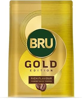 Bru Gold | Premium Freeze Dried Coffee | Experience Intense Coffee Taste | Aromatic Instant Coffee | 200g