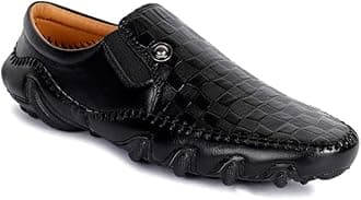 AADIMen's Synthetic Leather Outdoor Casual Loafer Shoes