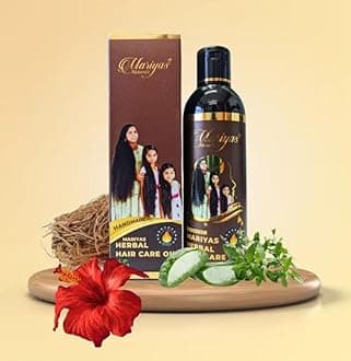 MARIYAS HERBAL HAIR CARE OIL Handmade Natural Hair Care Oil 400ml (2x200ml)