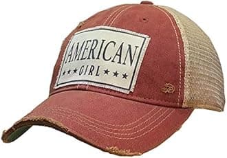 Vintage Life Funny Hats for Women and Girls, Distressed Trucker Baseball Cap with Sayings