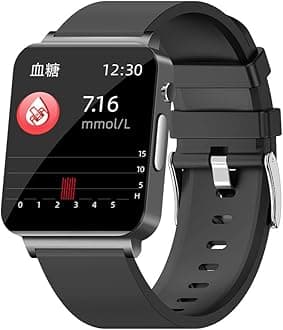 2023 ECG Smart Watch Blood Sugar,blood Glucose Smart Watch,ECG+PPG Fitness Tracker Body Temperature Heart Rate Blood Pressure Monitor,activity Tracker Sport Watch,Large