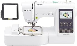 Brother SE700 Sewing and Embroidery Machine with Wireless LAN, 3.7" Touchscreen, SAMFM100 4" x 4" Magnetic Hoop