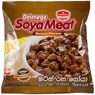 Delmege Soya Meat | Authentic Sri Lankan taste | (Mutton flavour, Pack of 60)