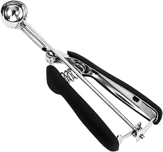 Cookie Scoop, 18/8 Stainless Steel Cookie Scooper, Cookie Scoops for Baking, 2Tsp/10ml/ 0.34oz Tbsp Cookie Dough Scoop, Ice Cream Scooper with Trigger Release, Cookie Scooper for Baking(#100/30mm)