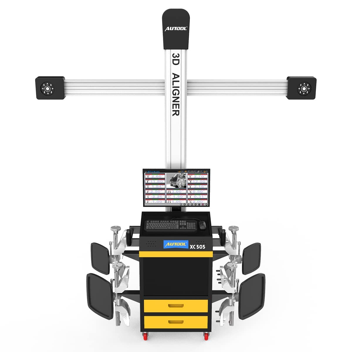 Wheel Alignment Machine Alignment System 3D Fully Automatic Wheel Alignment Machine Wheel Aligner Automotive Tire Alignment Tool