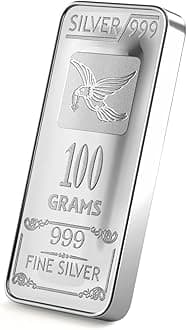 100 grams 999 Silver Bar