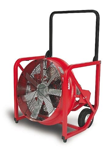 Supervac Electric PPV Fan with 1.5 Hp Variable Speed Motor, 18" Blade Diameter (Pack of 1)