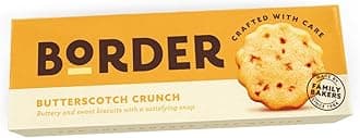 Border Biscuit Butterscotch Crunch - Made with Real Butter & Butterscotch - Deliciously Crunchy Treat - Perfect Food Gift for Biscuit Lovers - Pack of 1 x 135g