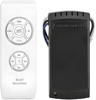 Blackt Electrotech: 230 Volt RF Remote Control Switch for 1 Fan and 1 lamp