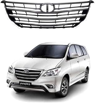 Car Front Grill ABS Plastic O.E.M Type Suitable for Toyota Innova Type-4 (2013-2015) (1pc)