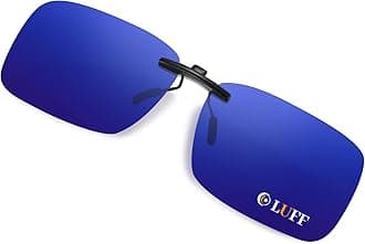 LUFF Clip On Sunglasses Polarised Fit Over Prescription Glasses for Men Women – 4g Secure Fit | HD Anti-Glare UV400 | for Driving, Fishing, Hiking, Cycling