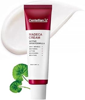CENTELLIAN 24 Madeca Cream Active Formula (1.7fl oz) - Centella Moisturizer for Face, Korean Skin Care. Dry, Sensitive Skin. TECA, Centella Asiatica, Madecassoside